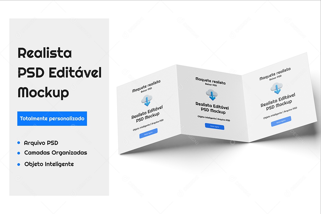 Folhetos Mockup PSD Editável