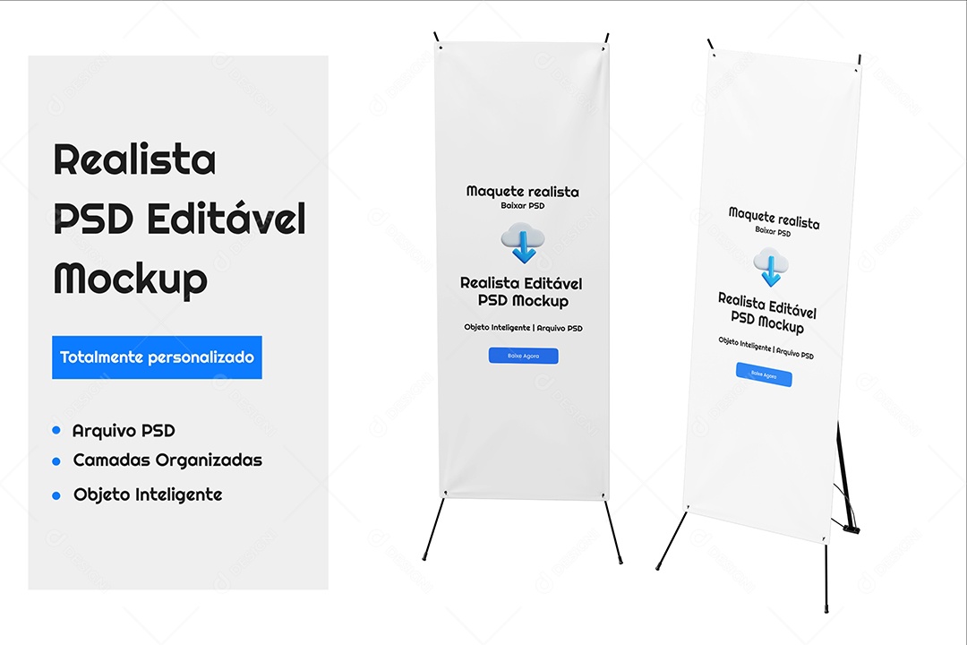 Banner Mockup PSD Editável