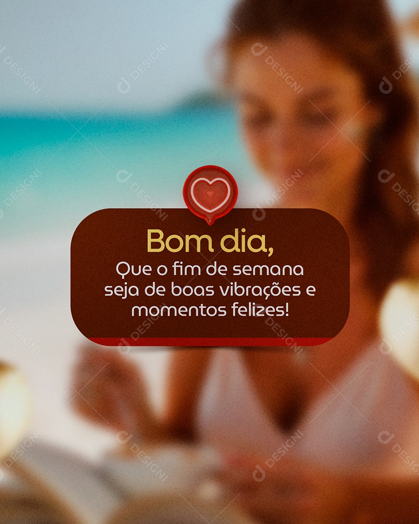 Bom Dia Frase Motivacional Social Media PSD Editável