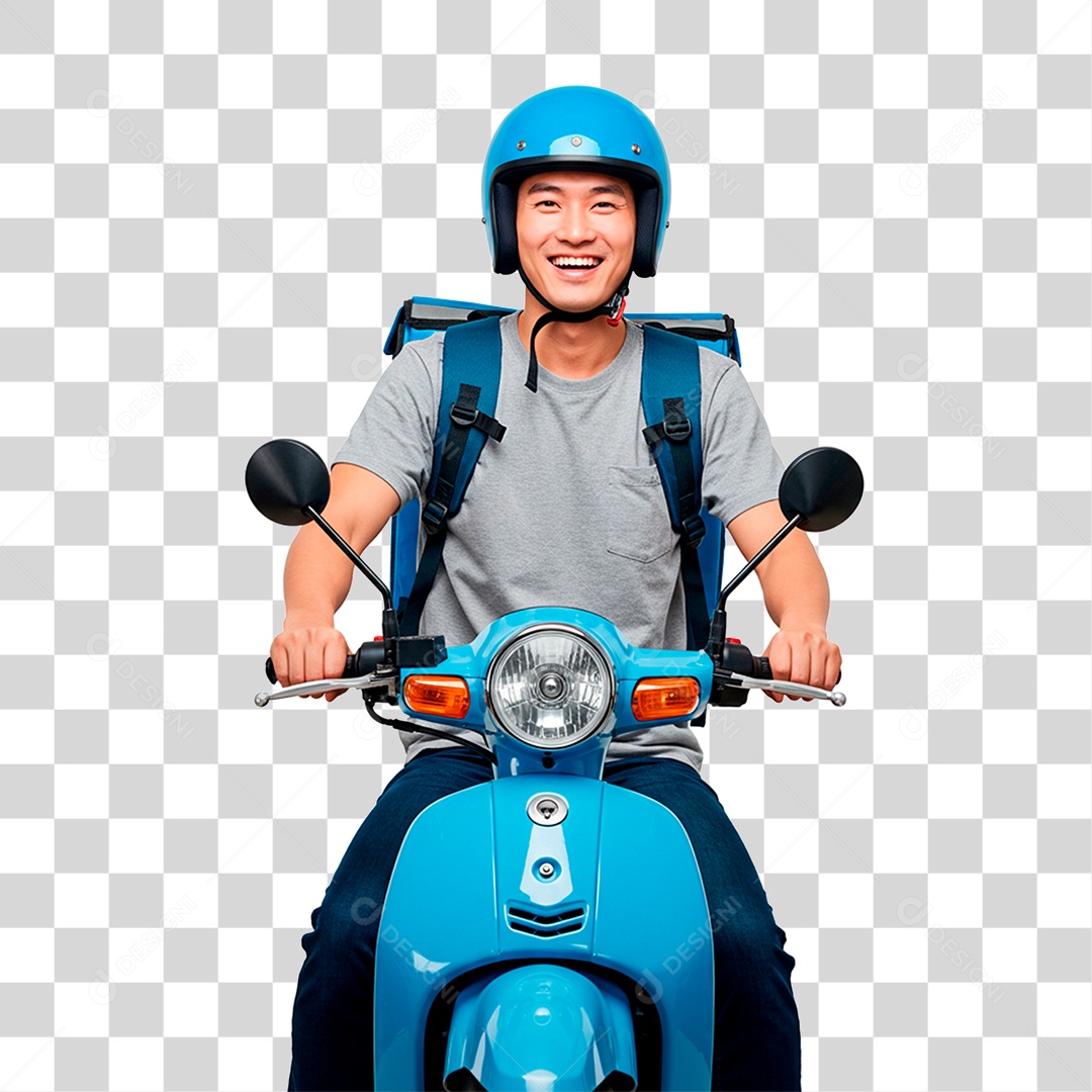 Homem de Moto PNG Transparente