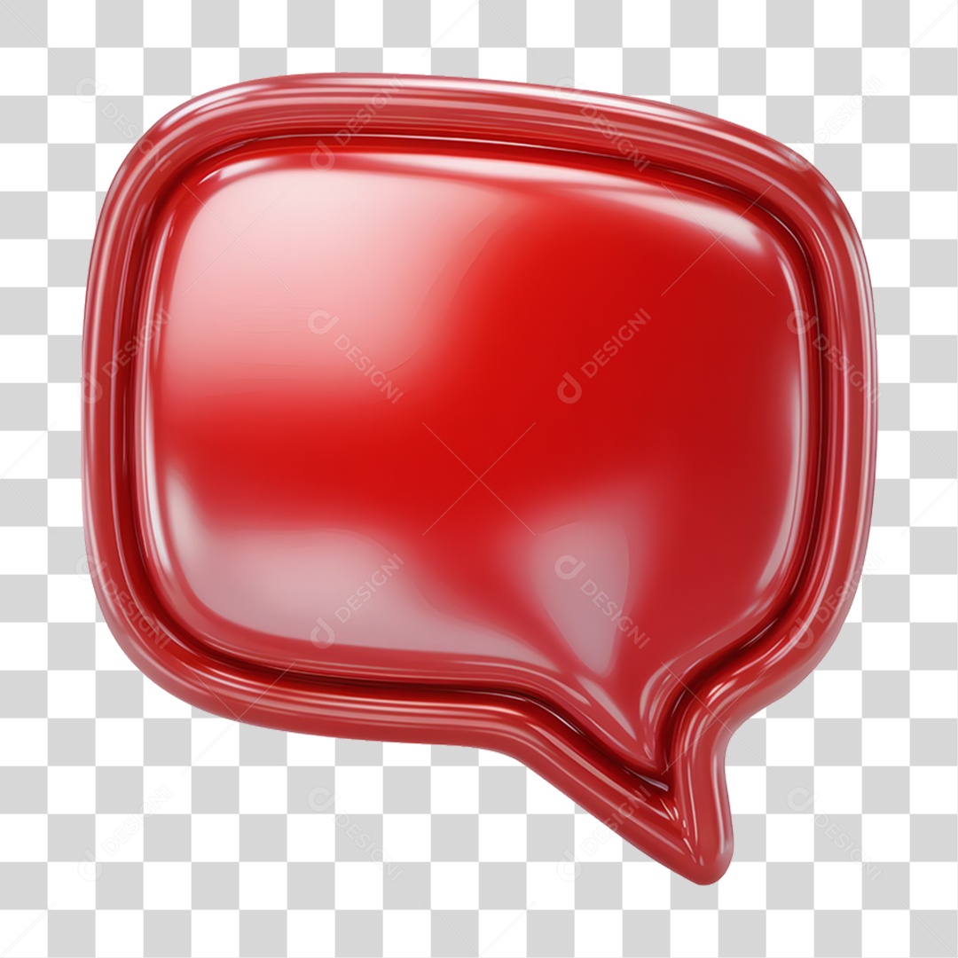 Balão Vermelho PNG Transparente