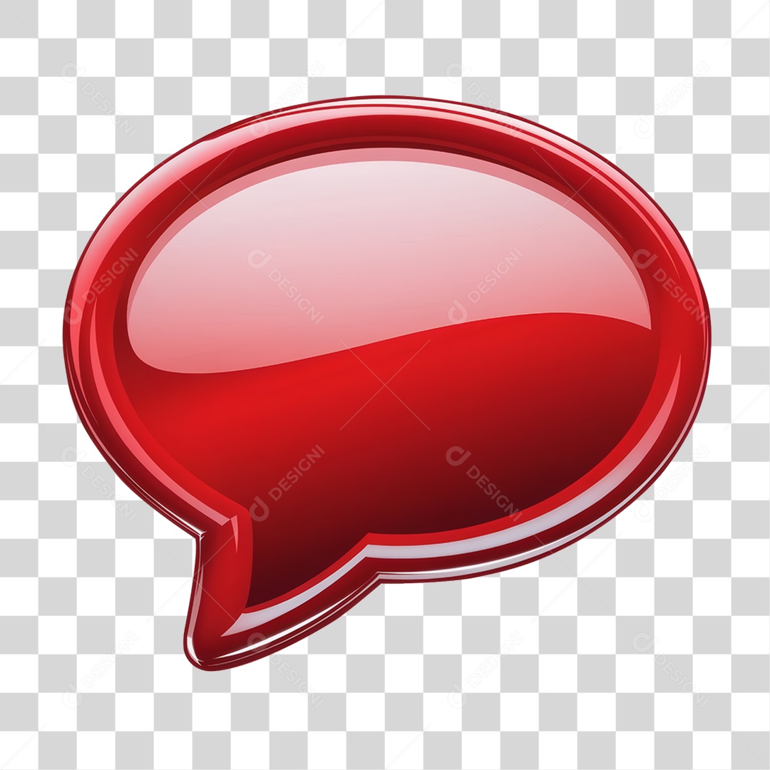 Balão Vermelho PNG Transparente