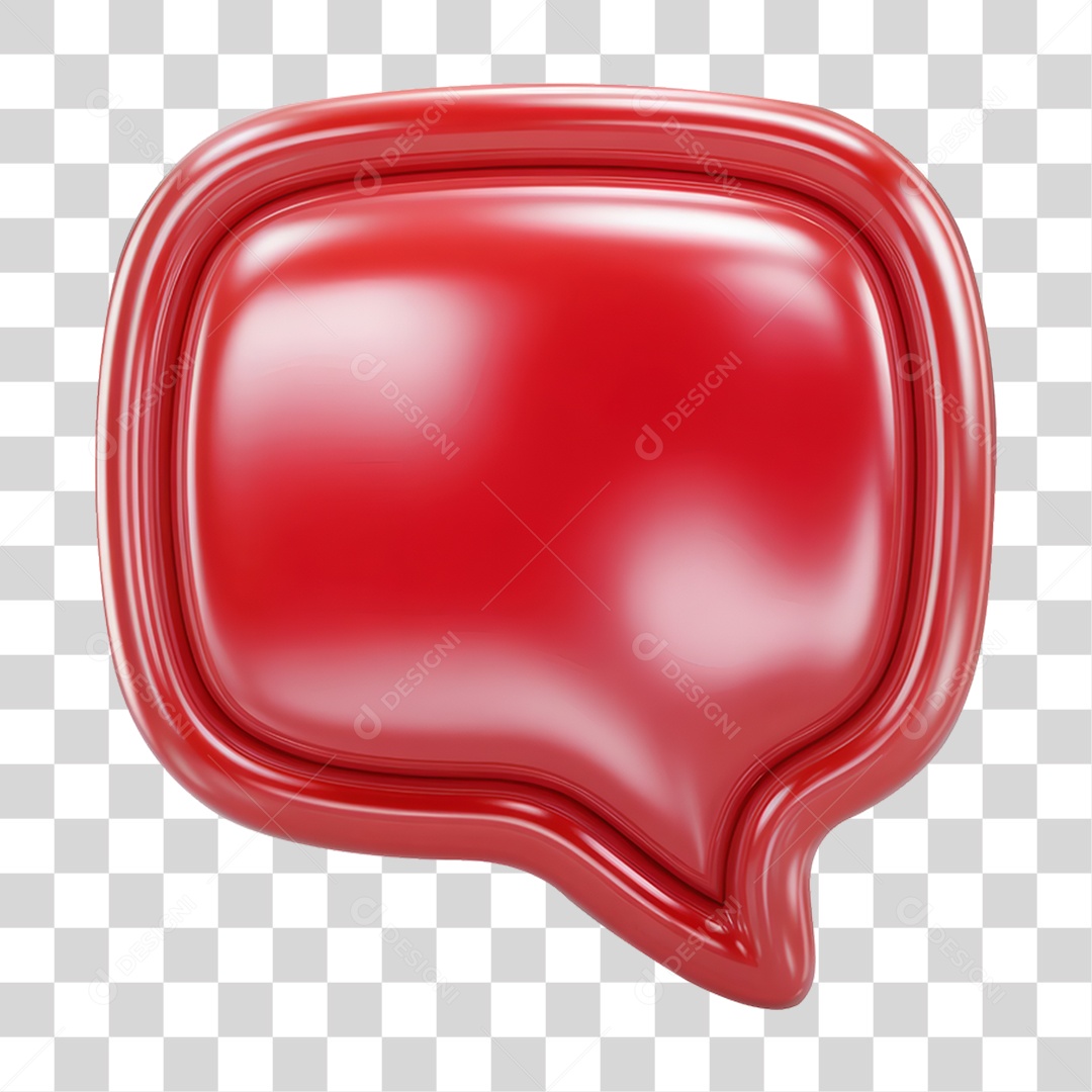Balão Vermelho PNG Transparente