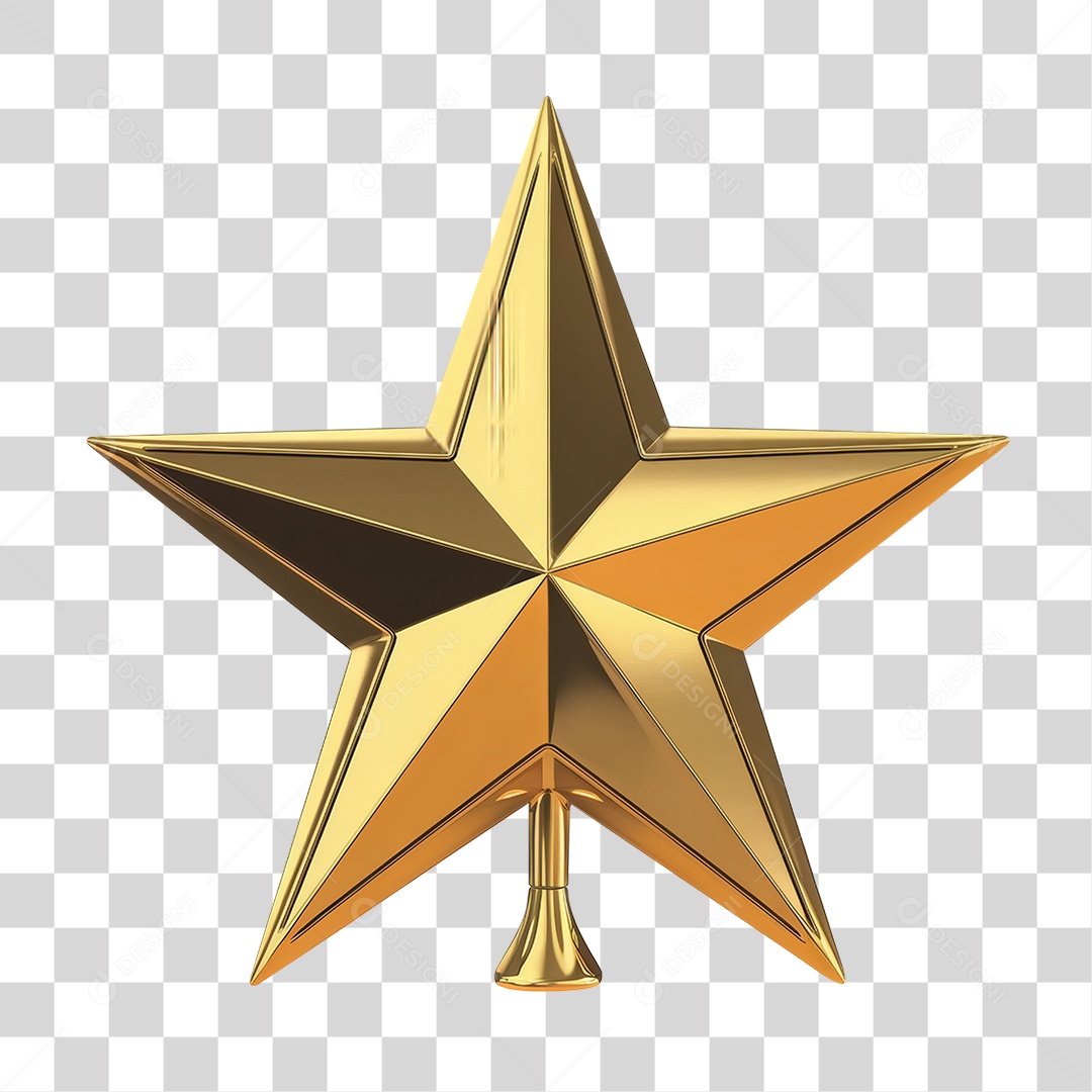 Estrela Decoração de Natal PNG Transparente