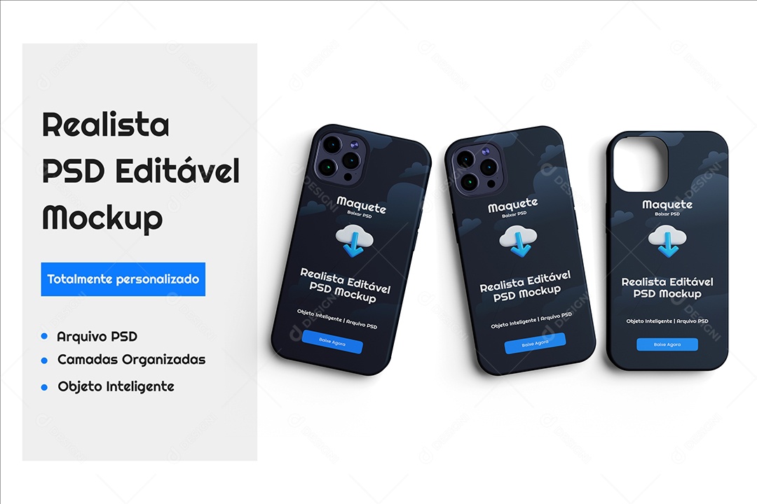 Mockup De Iphone PSD Editável