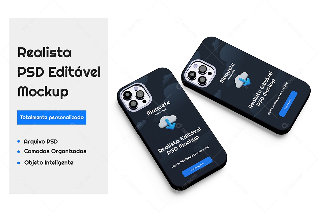 Mockup De Iphone PSD Editável