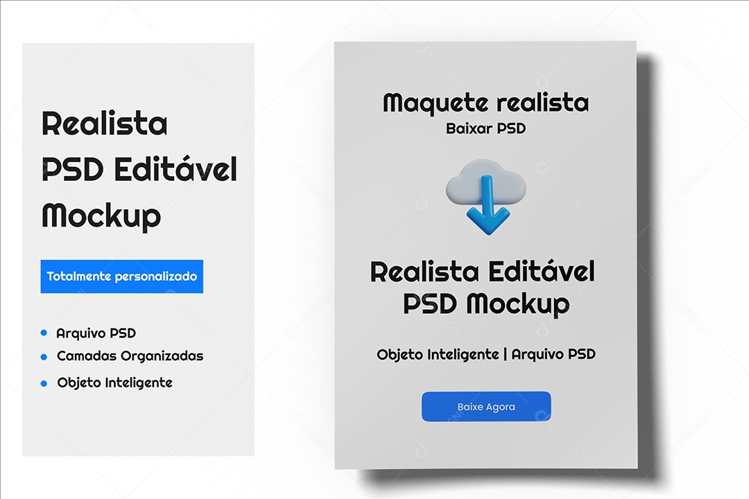 Folhetos Mockup PSD Editável
