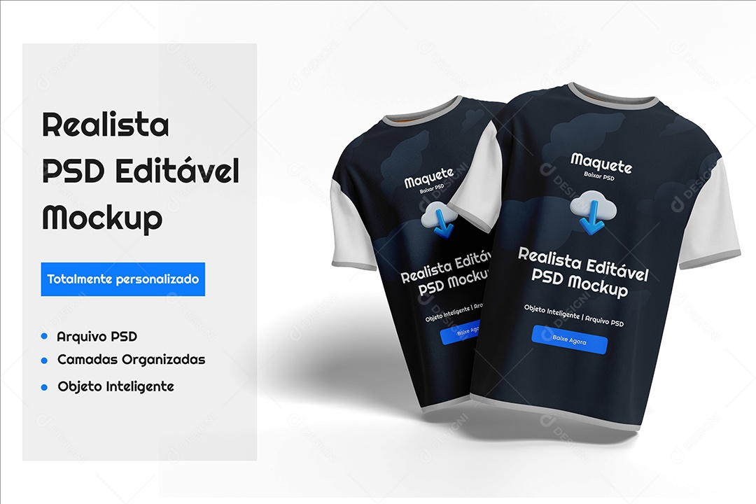 Mockup de Camisas PSD Editável