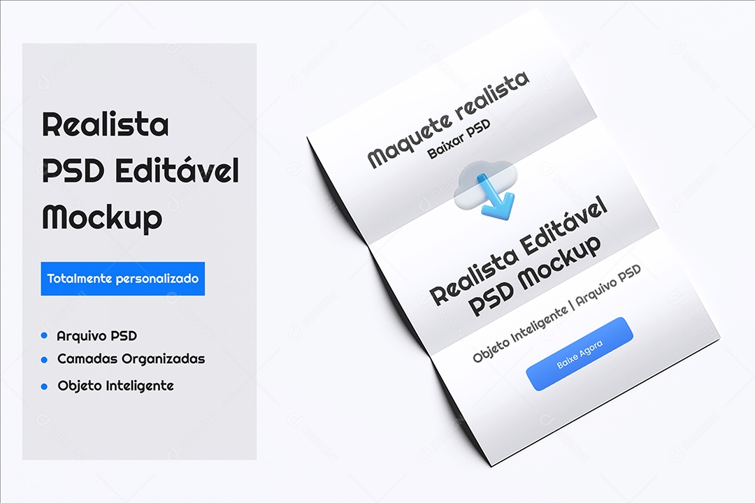 Folhetos Mockup PSD