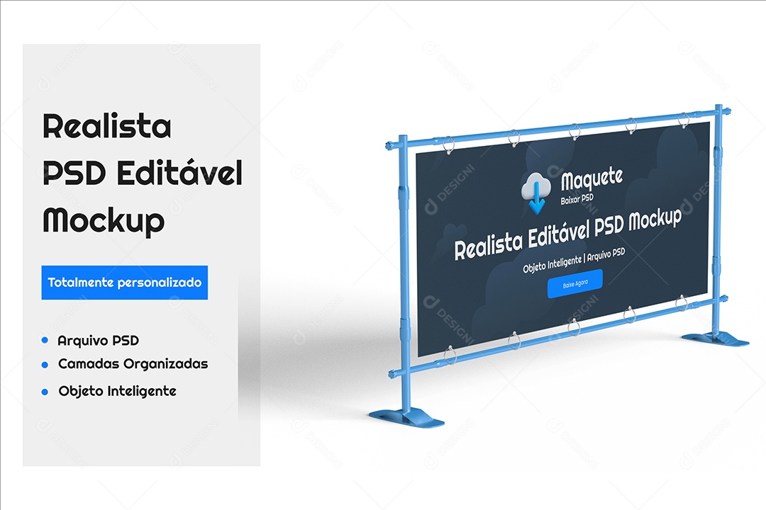 Banner Mockup PSD Editável