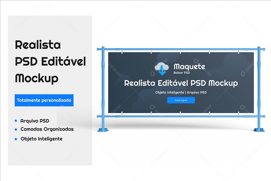 Banner Mockup PSD Editável