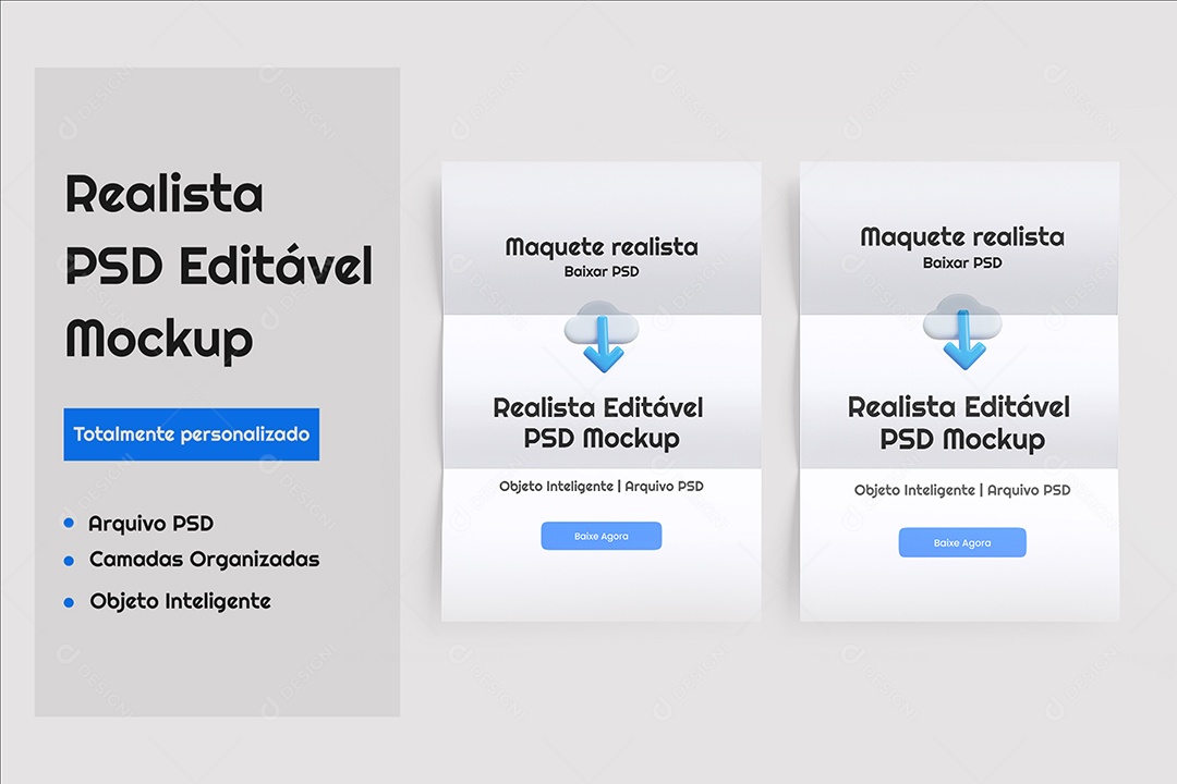 Mockup Folheto PSD Editávelv