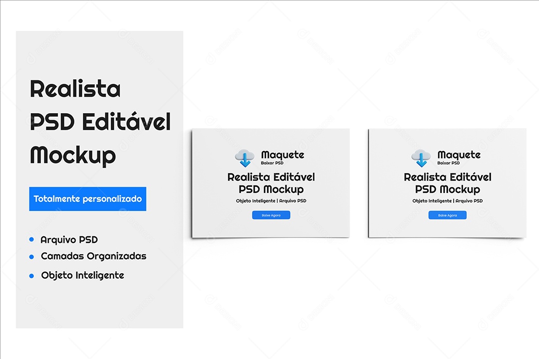 Mockup Folheto PSD Editável