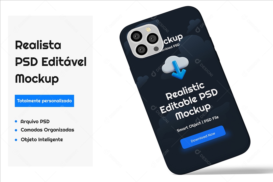 Mockup de Smartphone PSD Editável