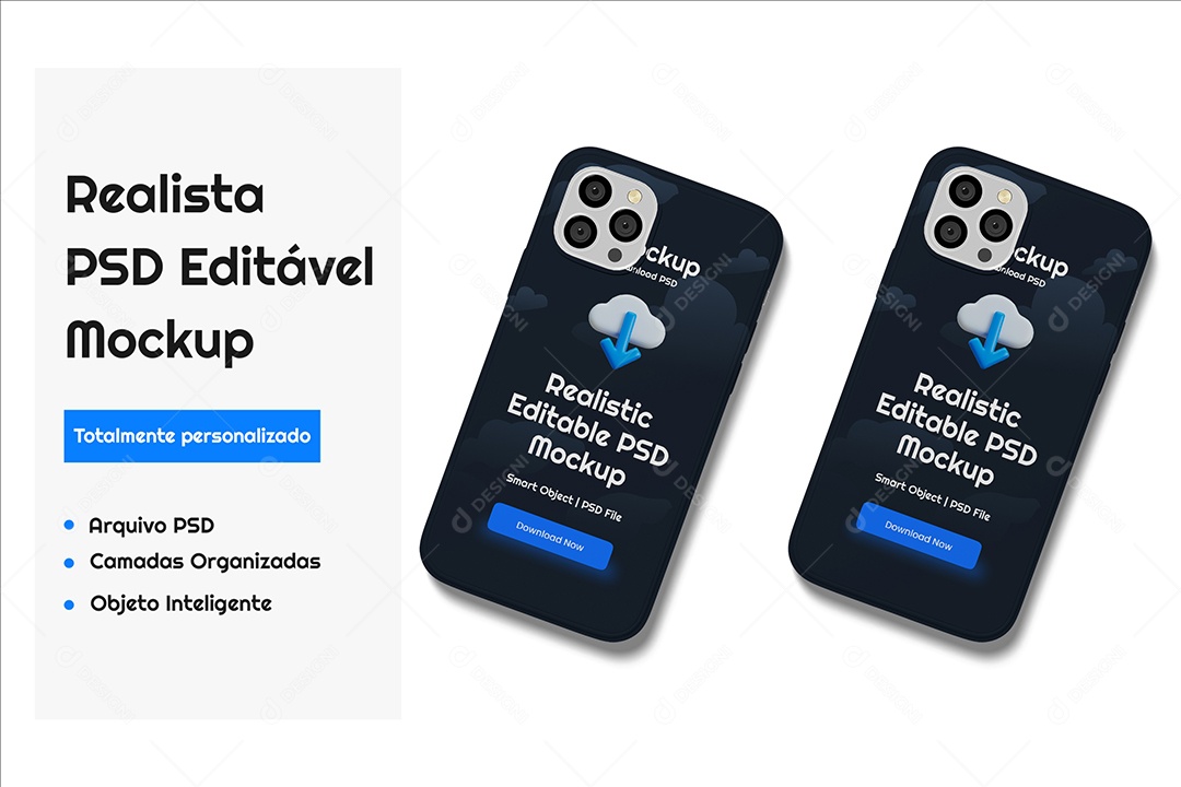 Mockup Capa de IPhone PSD Editável