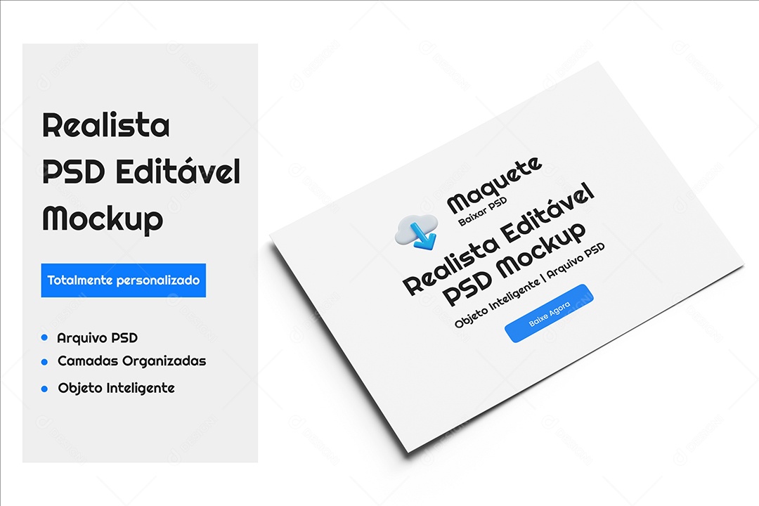 Certificado Mockup PSD Editável