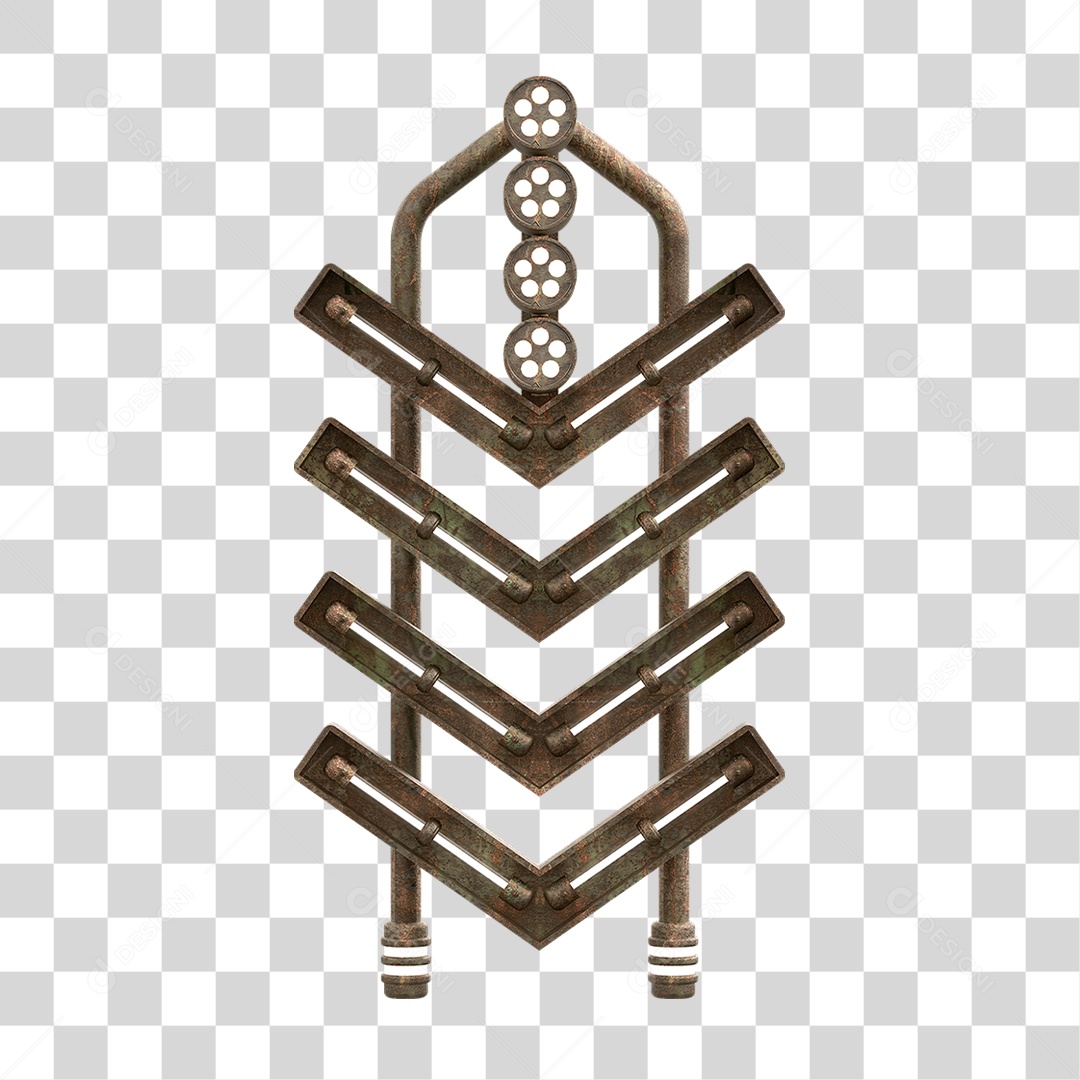 Placa Seta com Neon PNG Transparente