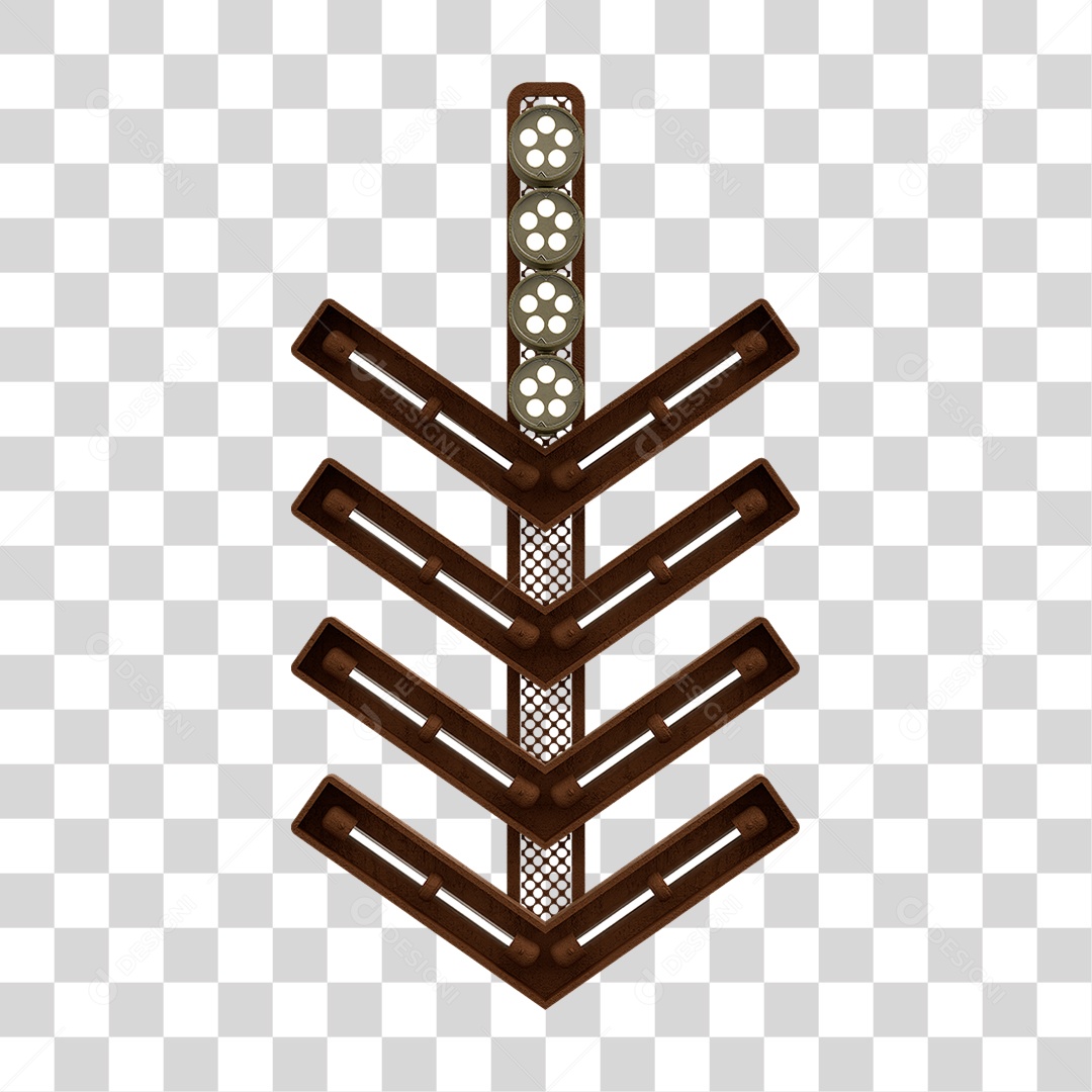 Placa Seta com Neon PNG Transparente