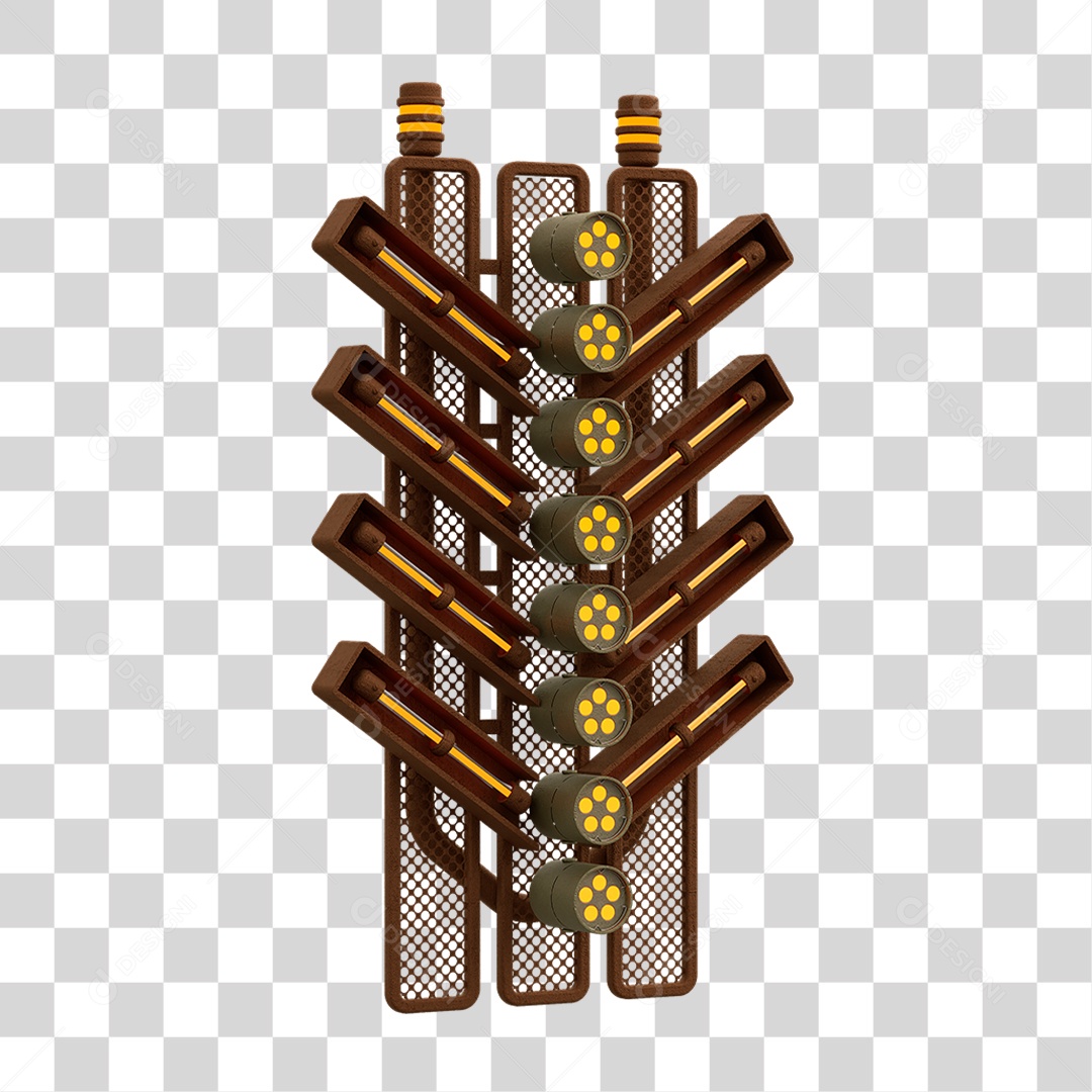 Placa Seta com Neon PNG Transparente