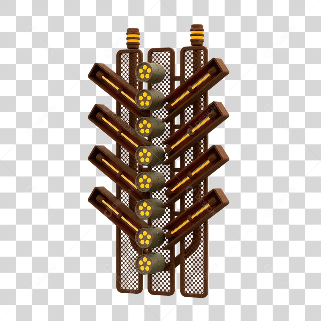 Placa Seta com Neon PNG Transparente