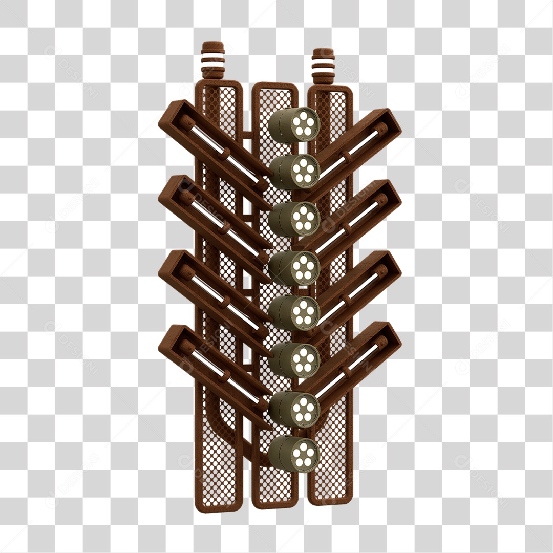 Placa Seta com Neon PNG Transparente