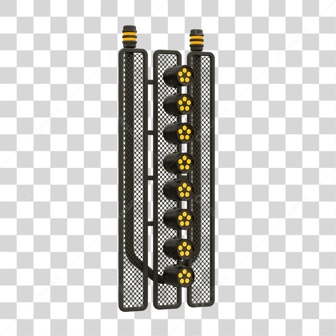 Placa Seta com Neon PNG Transparente