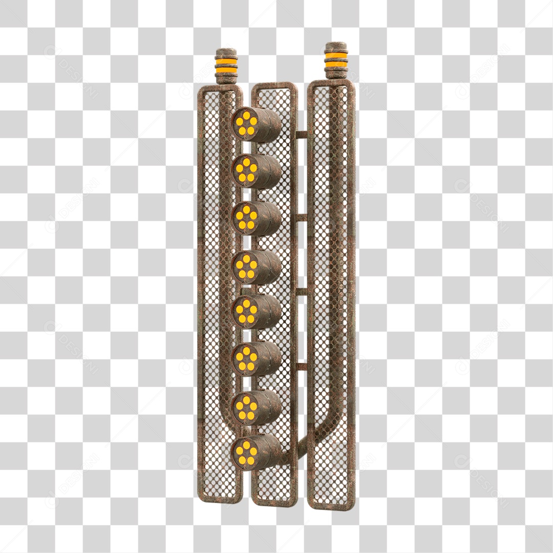 Placa Seta com Neon PNG Transparente