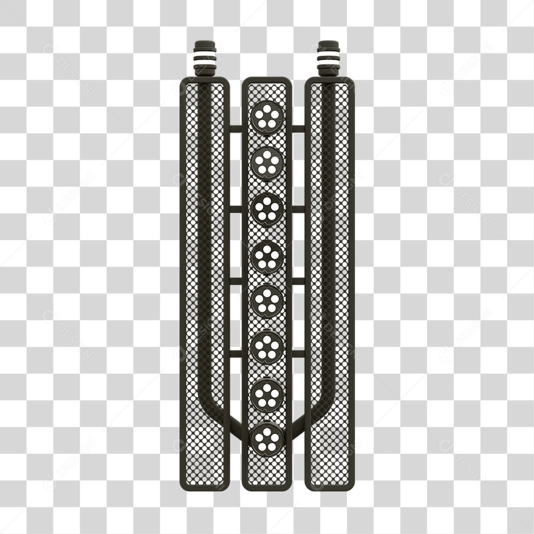 Placa Seta com Neon PNG Transparente