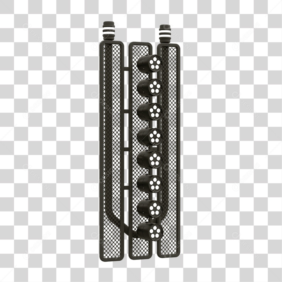 Placa Seta com Neon PNG Transparente