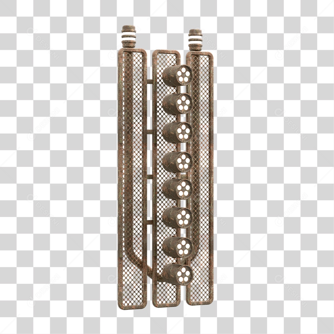 Placa Seta com Neon PNG Transparente