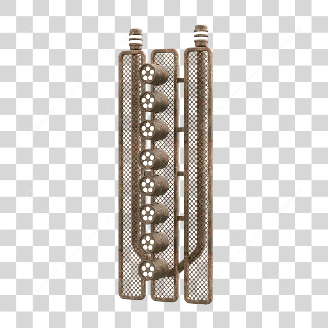 Placa Seta com Neon PNG Transparente