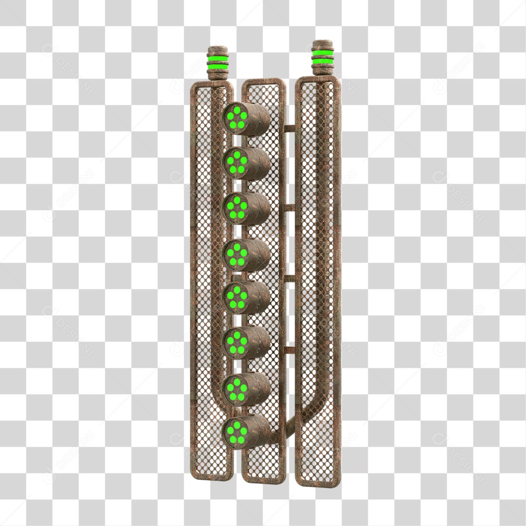 Arrow Plate with Neon Transparent PNG