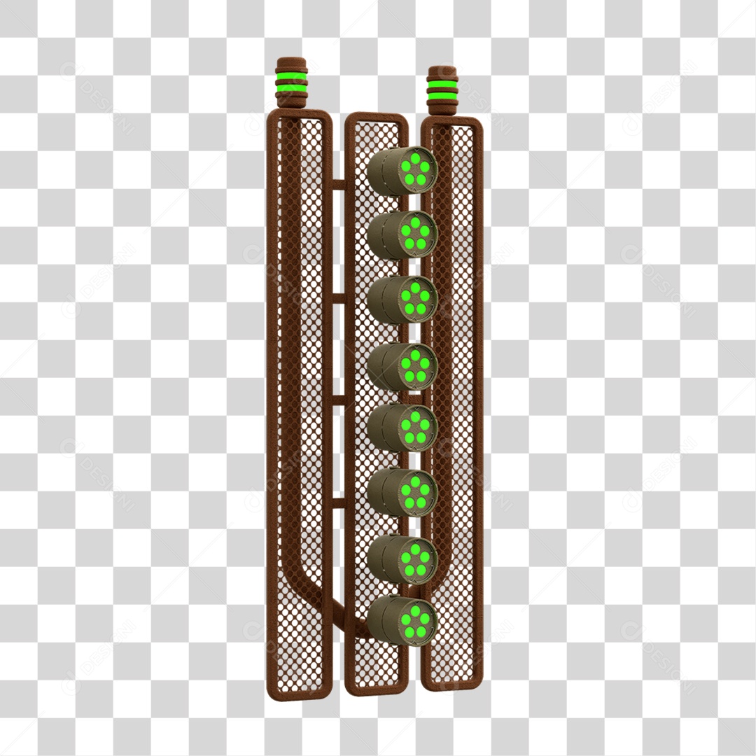 Placa Seta com Neon PNG Transparente