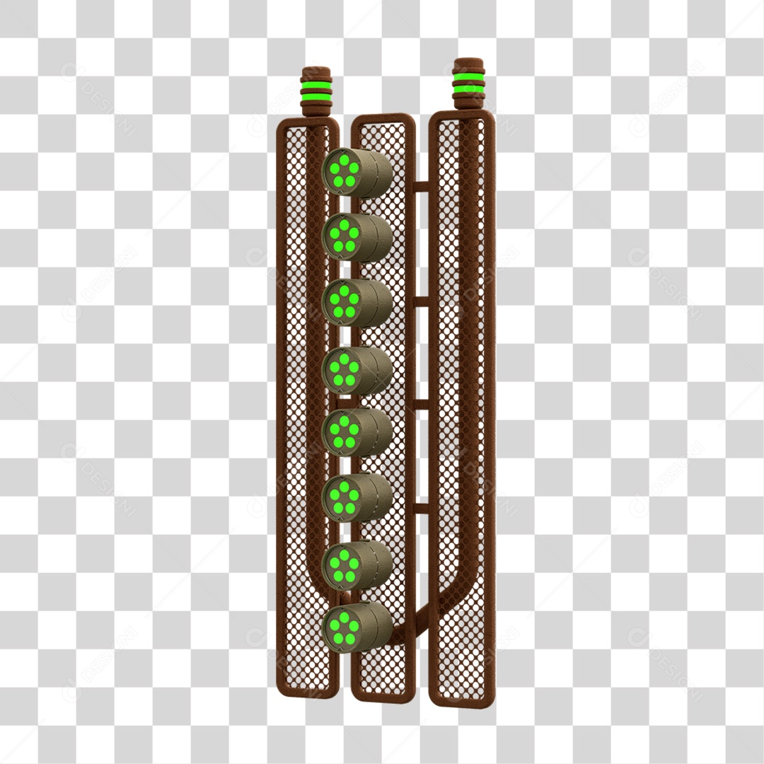 Placa Seta com Neon PNG Transparente