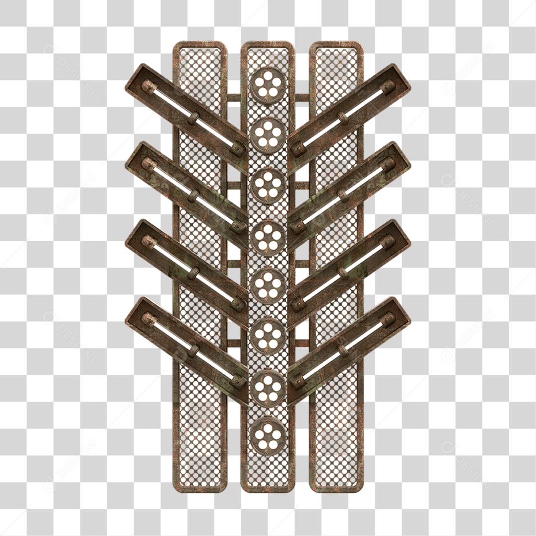 Placa Seta com Neon PNG Transparente