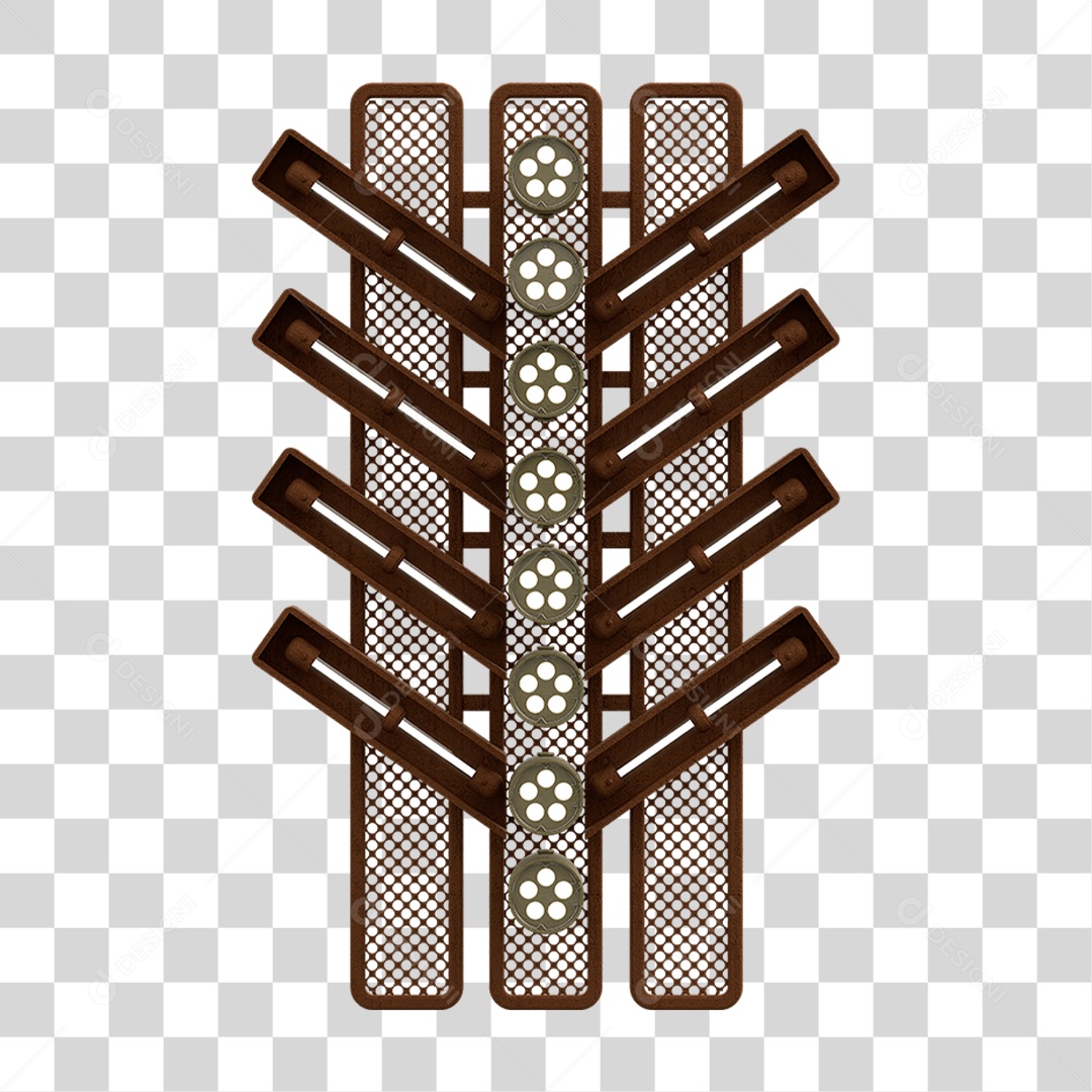 Placa Seta com Neon PNG Transparente