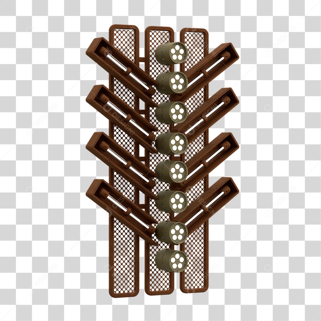 Placa Seta com Neon PNG Transparente