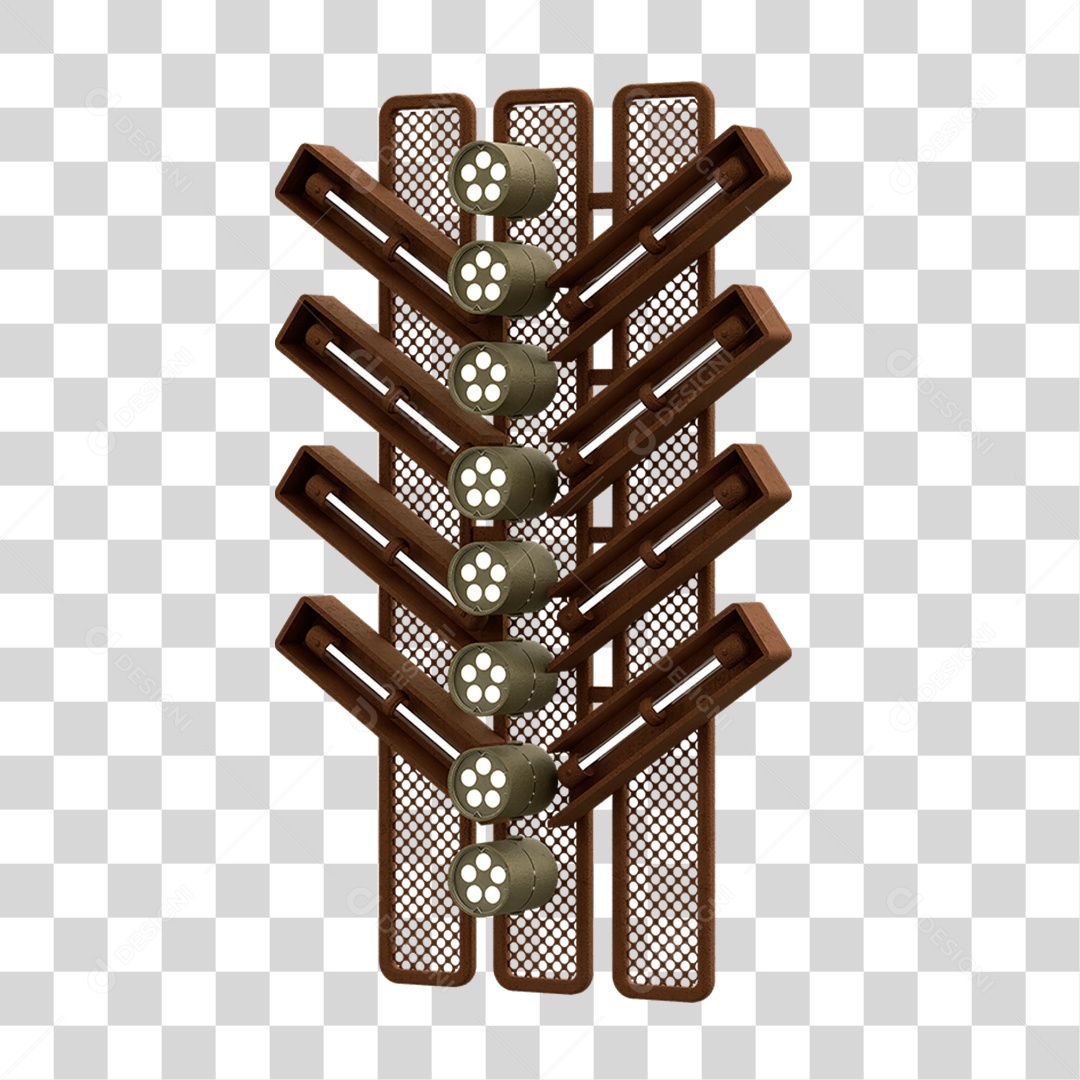 Placa Seta com Neon PNG Transparente