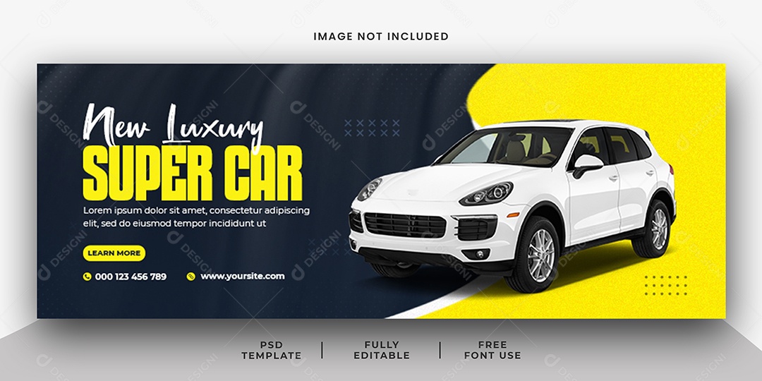 Super Carros Social Media PSD Editável