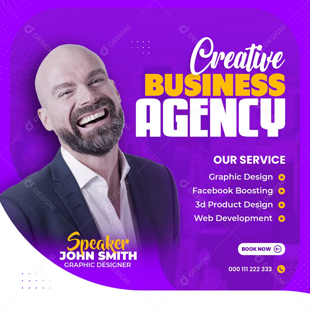 Agência de Negócios Criativa Social Media PSD Editável