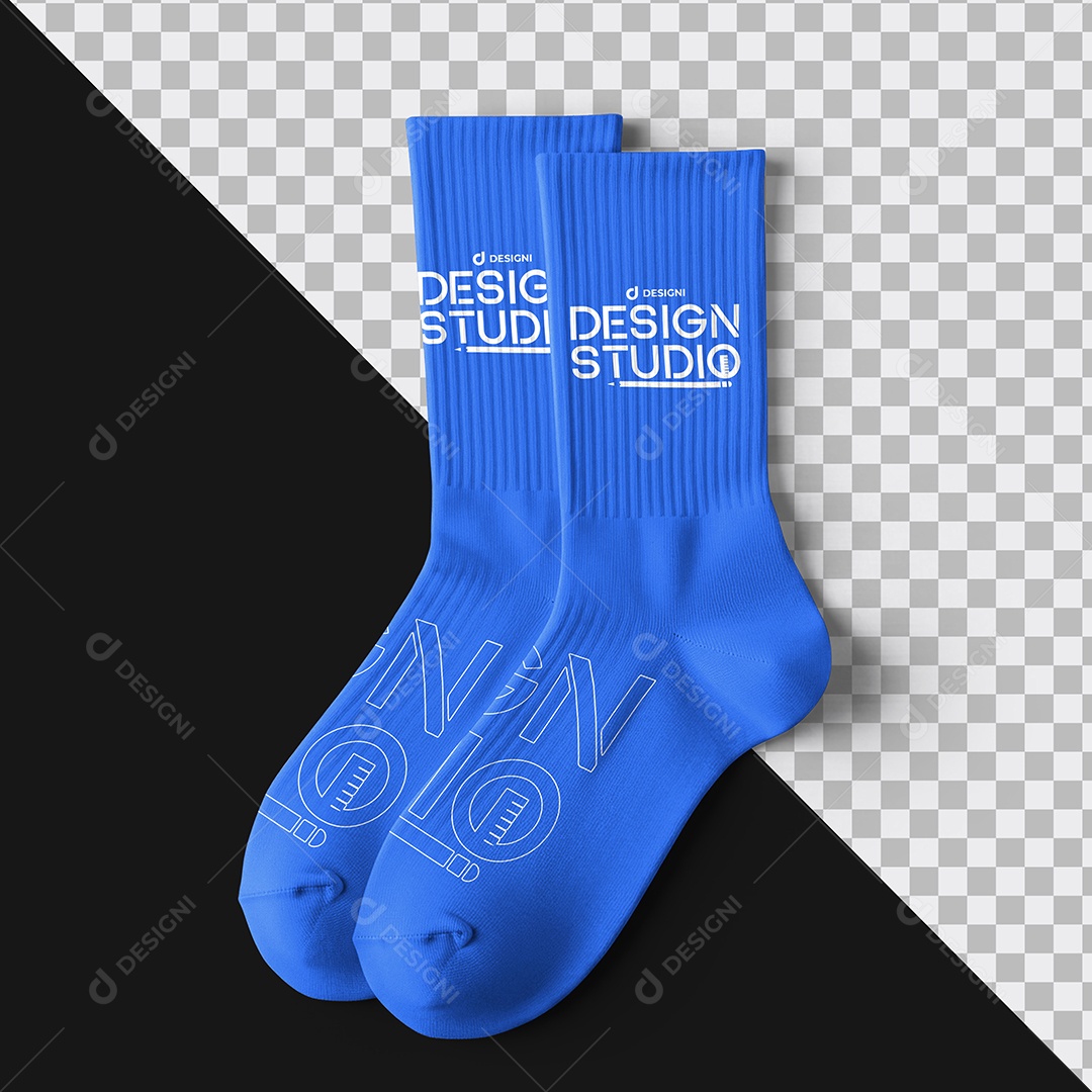Mockup Meia PSD Editável