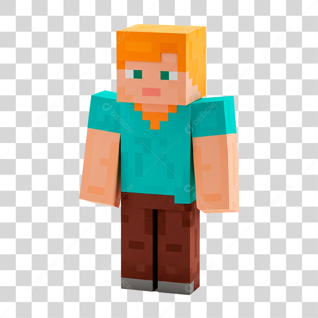 Personagem Minecraft PNG Transparente