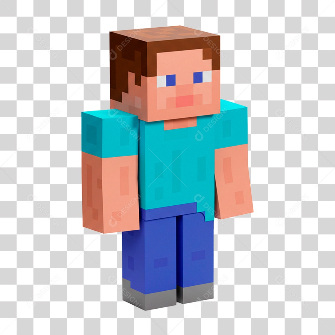 Personagem Minecraft PNG Transparente