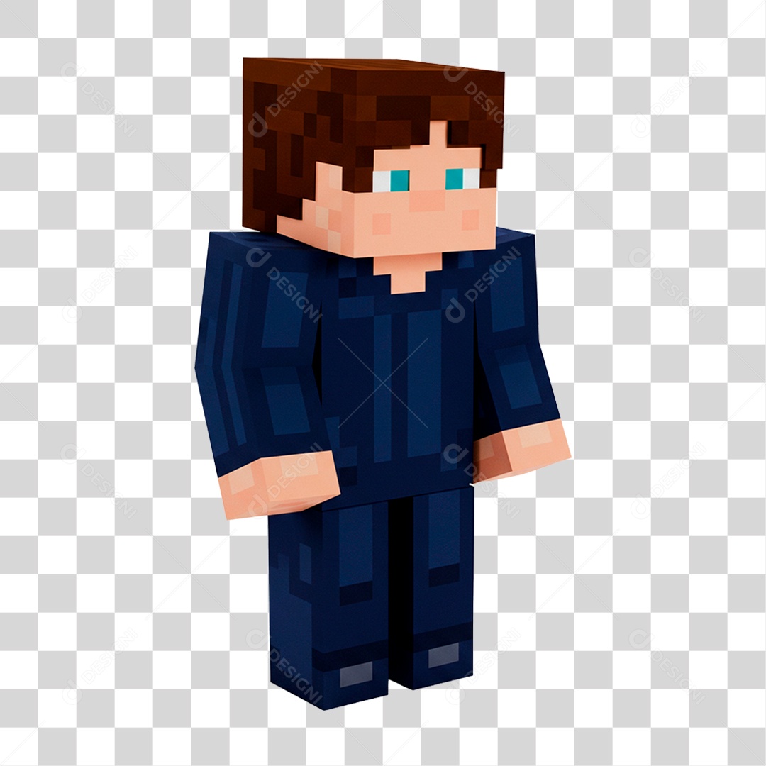 Personagem Minecraft PNG Transparente