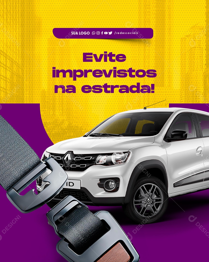 Oficina Mecânica Manutenção Social Media PSD Editável