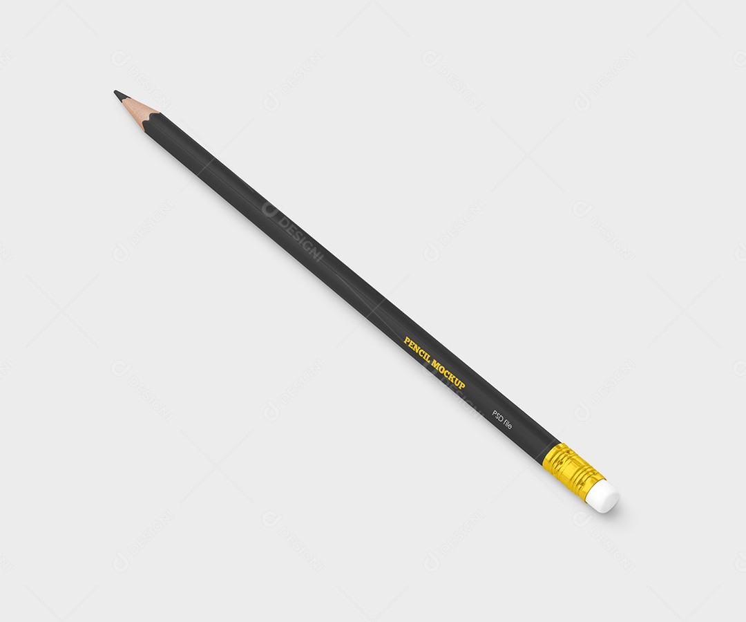 Mockup de Lápis PSD Editável