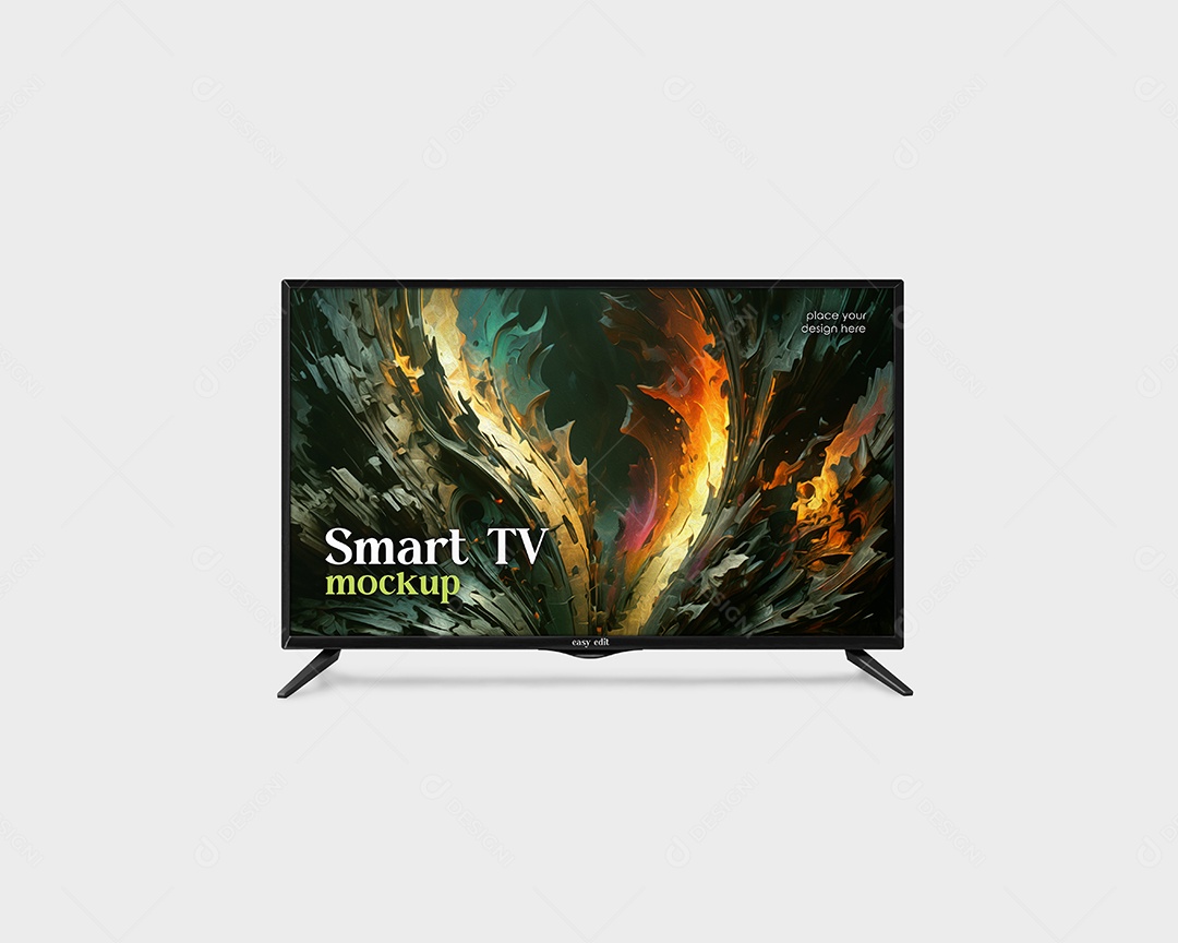 Mockup Smart TV PSD Editável