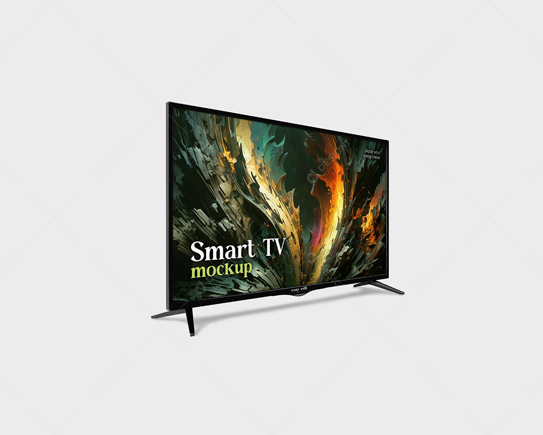Mockup Smart TV PSD Editável