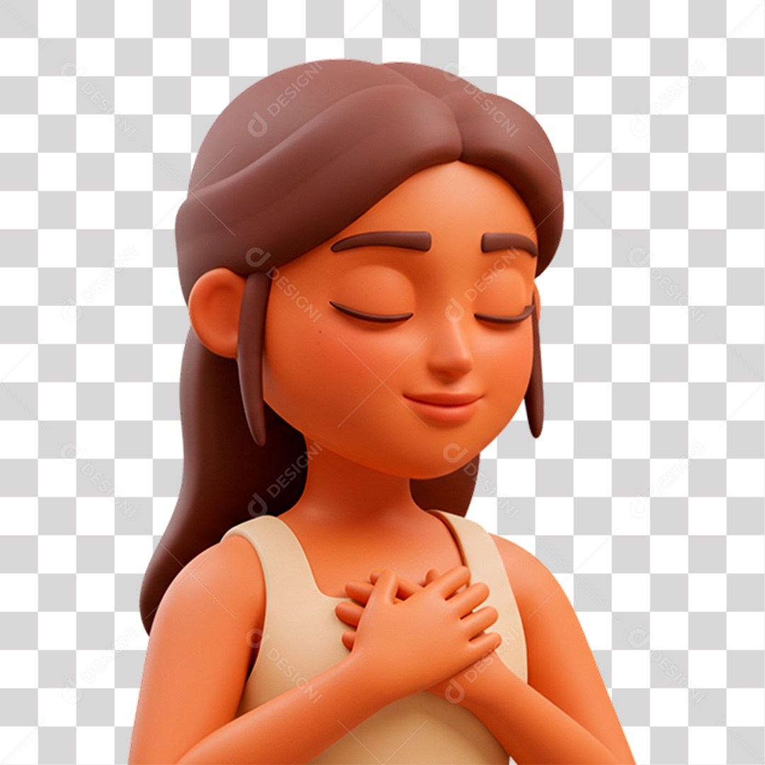 Mulher orando cristã rezando