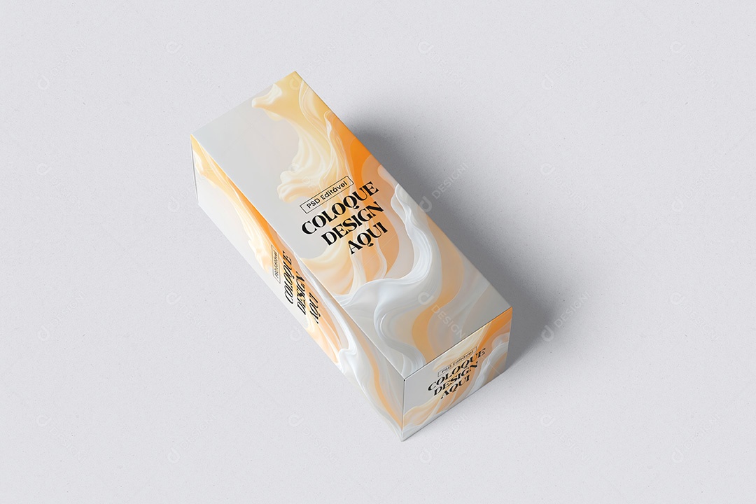 Mockup de Caixa de Cosmético PSD Editável